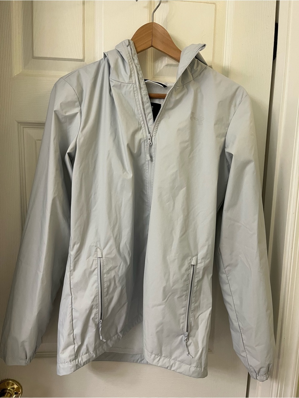 Under Armour Pale Gray Hooded Utility Jacket